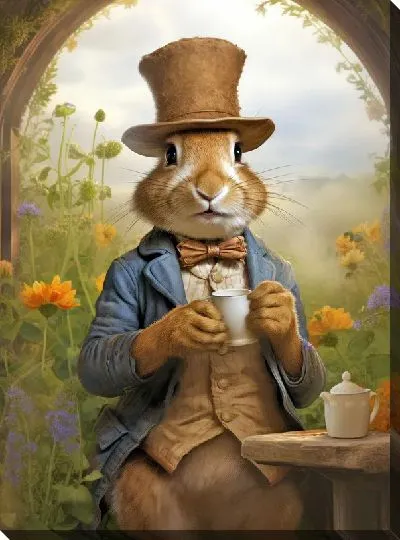 Картина маслом Заяц №11