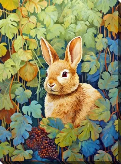 Картина маслом Заяц №13