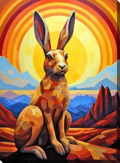 Картина маслом Заяц №25