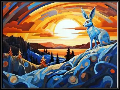 Картина Заяц №28