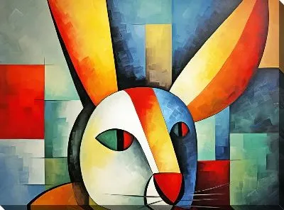 Картина маслом Заяц №31