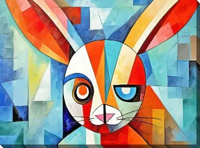 Картина маслом Заяц №35