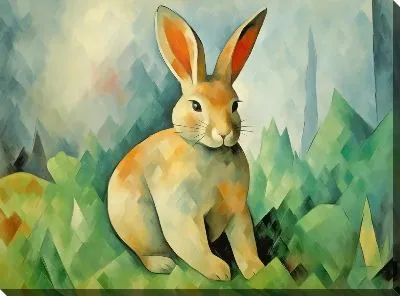 Картина маслом Заяц №37