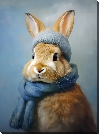Картина маслом Заяц №39