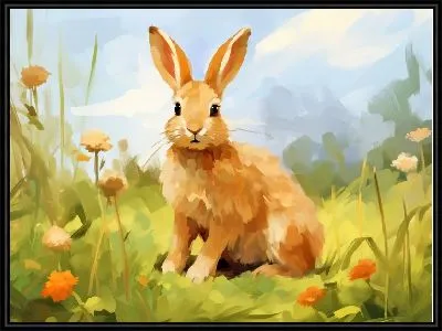 Картина Заяц №41