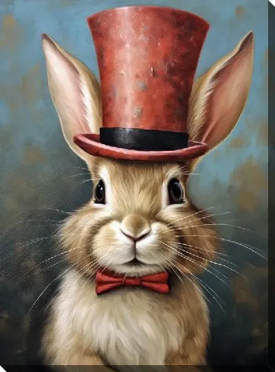 Картина маслом Заяц №45