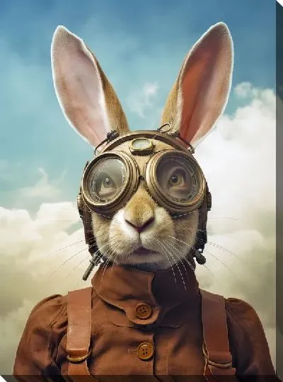 Картина маслом Заяц №53