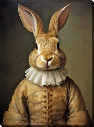 Картина маслом Заяц №54