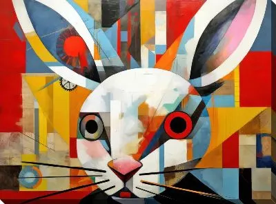 Картина маслом Заяц №56