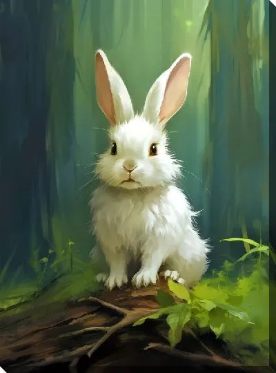 Картина маслом Заяц №59
