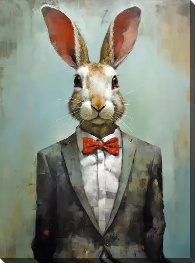 Картина маслом Заяц №61