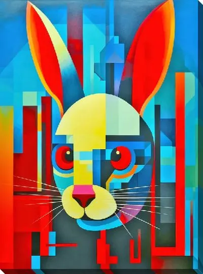 Картина маслом Заяц №63