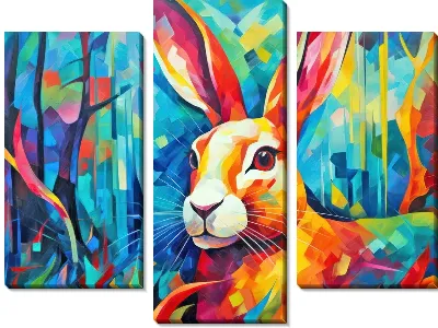 Модульная картина Заяц №68