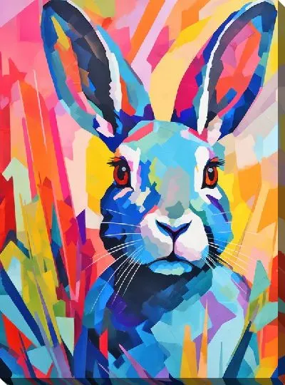 Картина маслом Заяц №71