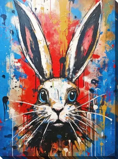 Картина маслом Заяц №76