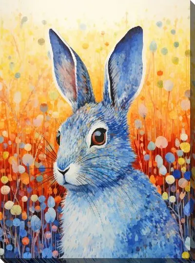 Картина маслом Заяц №79