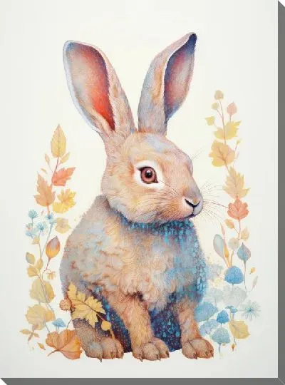 Картина маслом Заяц №80