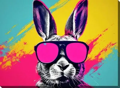 Картина маслом Заяц №82