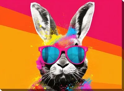 Картина маслом Заяц №84