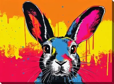 Картина маслом Заяц №85