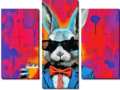 Модульная картина Заяц №87