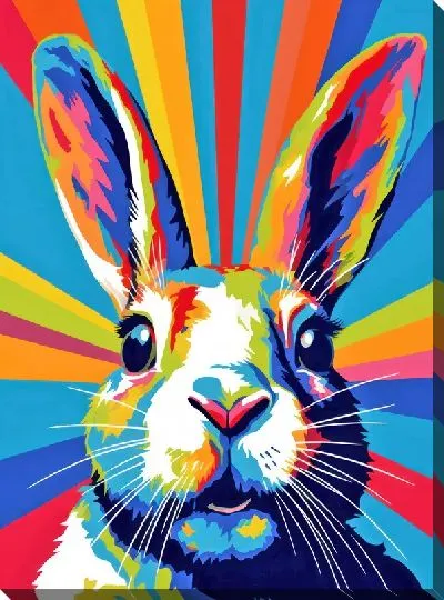 Картина маслом Заяц №88
