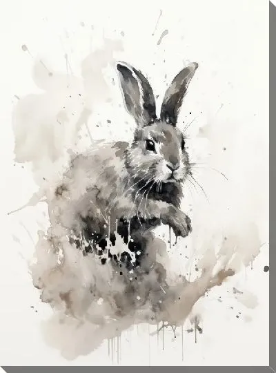 Картина маслом Заяц №93