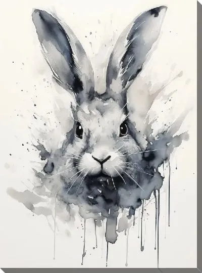 Картина маслом Заяц №95