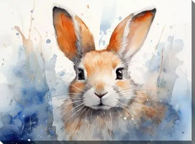 Картина маслом Заяц №98