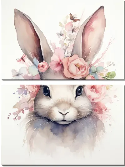 Модульная картина Заяц №105