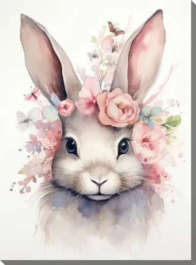 Картина маслом Заяц №105