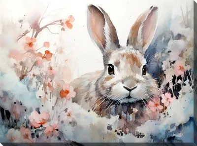 Картина маслом Заяц №108