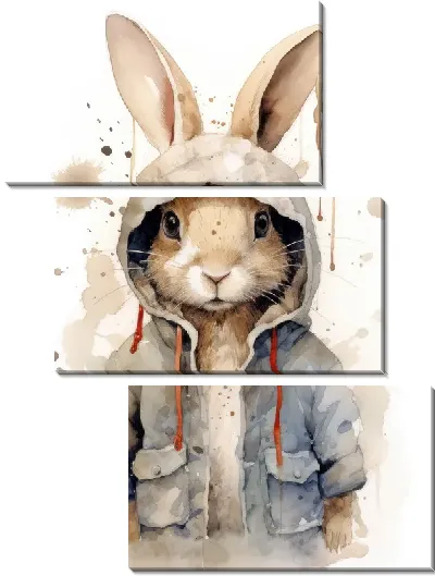 Модульная картина Заяц №110