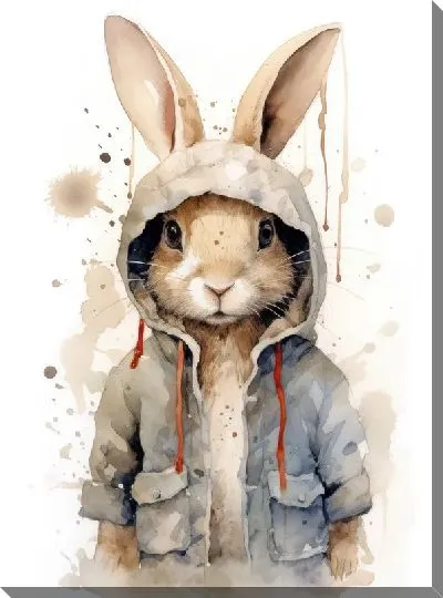 Картина маслом Заяц №110