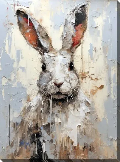 Картина маслом Заяц №111