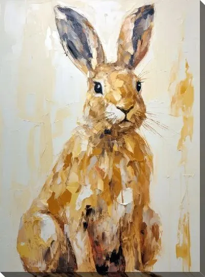 Картина маслом Заяц №112