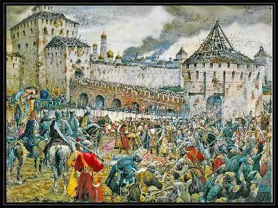 Изгнание поляков из Кремля (с цветокоррекцией)