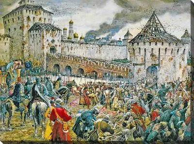 Изгнание поляков из Кремля (с цветокоррекцией)