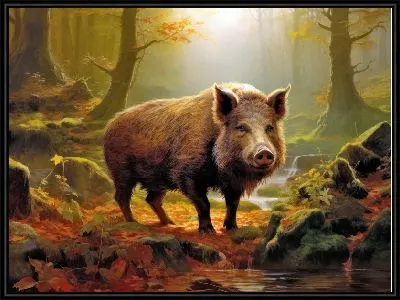 Картина Кабан №1