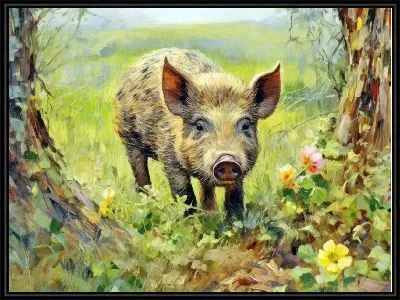 Картина Кабан №7