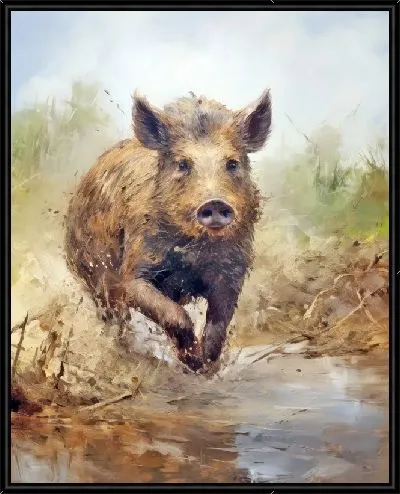Картина Кабан №9
