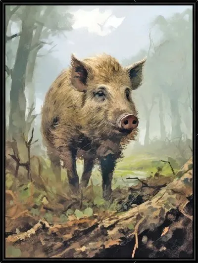 Картина Кабан №15