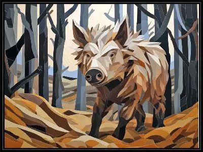 Картина Кабан №20