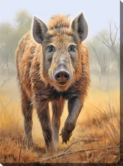 Картина маслом Кабан №46