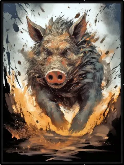 Картина Кабан №47