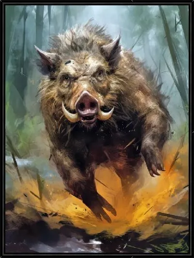Картина Кабан №50