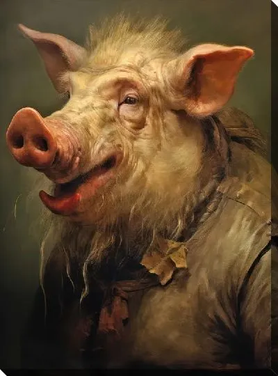 Постер Кабан в одежде