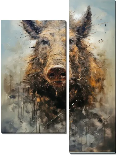 Модульная картина Кабан №71