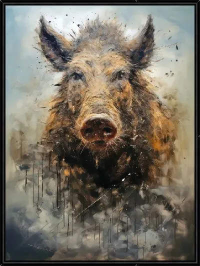 Картина Кабан №71