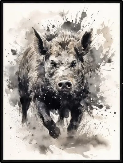 Картина Кабан №80